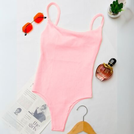 Body Anarruga com Alcinha sem Bojo Top Khali Costas Livres Verão Feminino